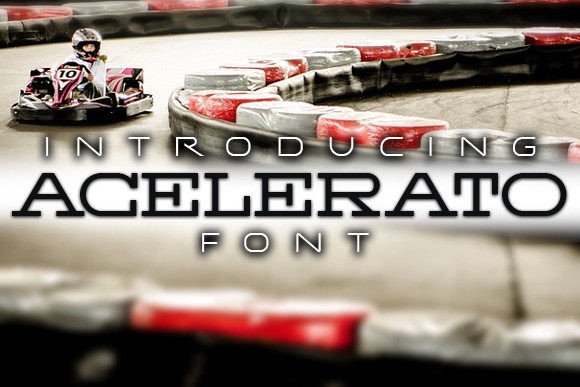 Acelerato: A Bold Slab Serif Typeface