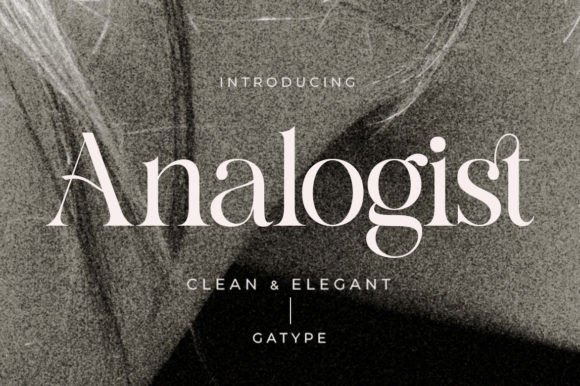 Analogist: A Modern Serif Font