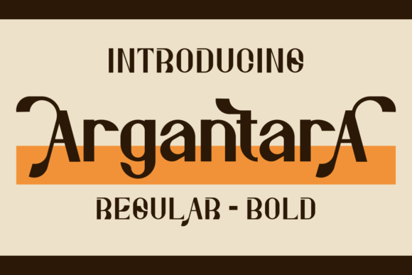 Argantara: A Bold Sans Serif for Web Design