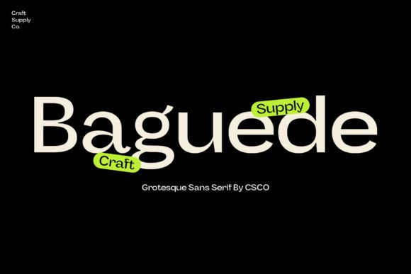 Baguede: A Font That Elevates Your Brand