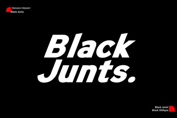 Black Junts: A Bold Font for Editorial Design