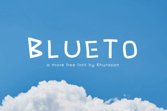 Blueto: A Stylish Display Font