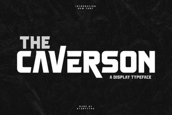 Caverson Font: Modern Slab Serif for Editorial Design
