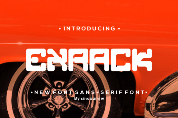 Exrack: A Bold Slab Serif for Creative Impact