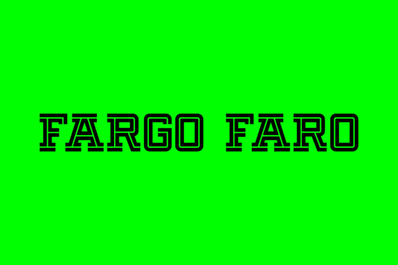 Fargo Faro: A Bold Display Font for Creative Projects