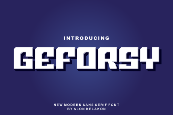 Geforsy: A Modern Font for Web Design