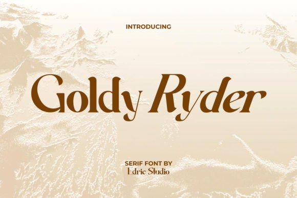 Goldy Ryder: A Sophisticated Serif Font
