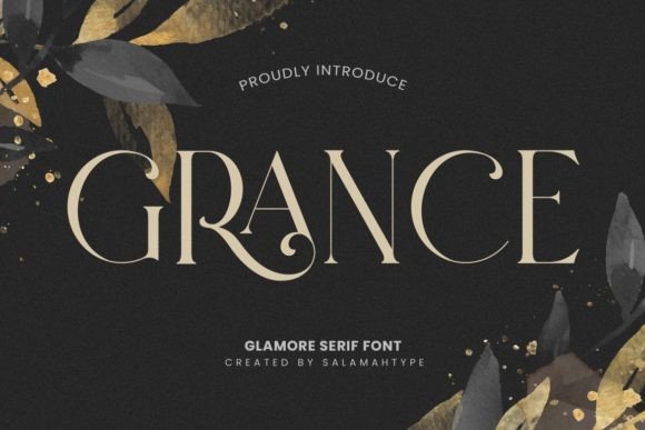 Grance: A Luxurious Serif Font for Editorial Design