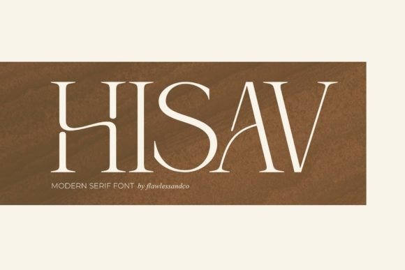 Hisav: A Stylish Serif for Web Design
