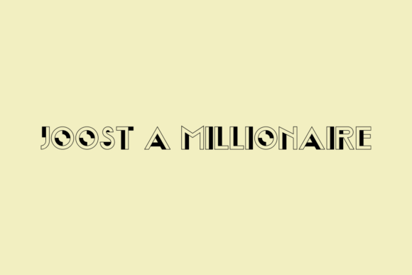 Joost a Millionaire Font
