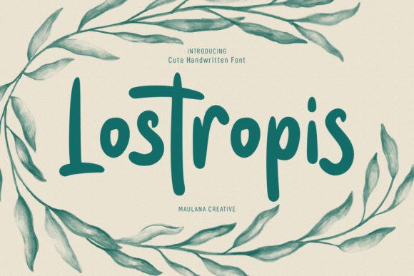 Lostropis: A Modern Handwritten Font for Digital Branding