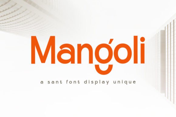 Mangoli: A Modern Sans Serif Typeface
