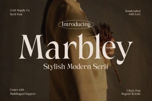 Marbley: A Bold Serif for Real Projects