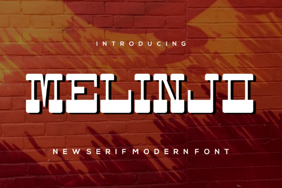 Melinjo: A Bold Serif for Impactful Campaigns