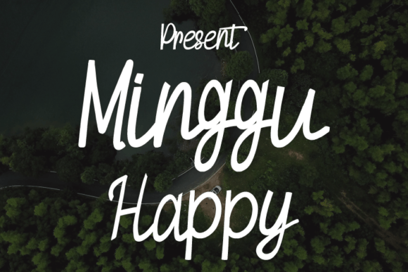 Minggu Happy: A Handwritten Font That Feels Like a Quiet Moment