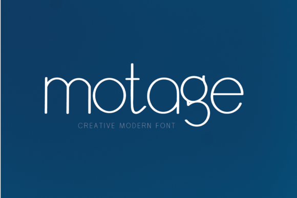 Motage: A Modern Font for Creative Makers