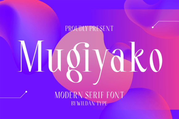 Mugiyako: A Classy Serif Font