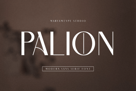 Palion: A Stylish Font for Modern Marketing