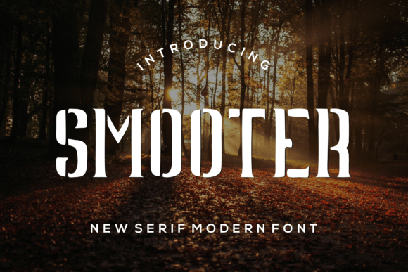 Smooter: A Bold Serif for Creative Projects
