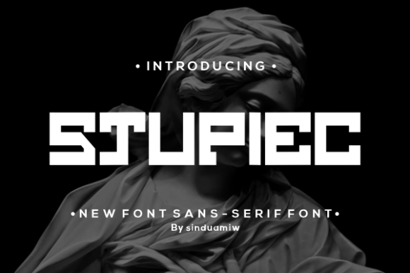 Stupiec: A Bold Slab Serif for Editorial Design