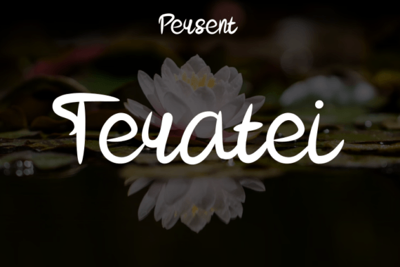 Teratei: A Handwritten Font That Makes Your Campaign Feel Intentional