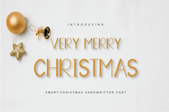 Very Merry Christmas Font