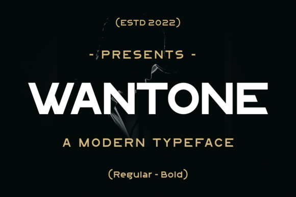 Wantone: A Bold Sans Serif for Creative Projects