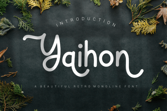 Yaihon: A Modern Handwritten Font for Editorial Design